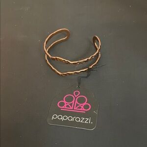 Paparazzi Twisted Copper Bracelet